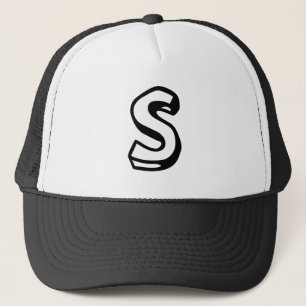 Letter S Trucker Hat