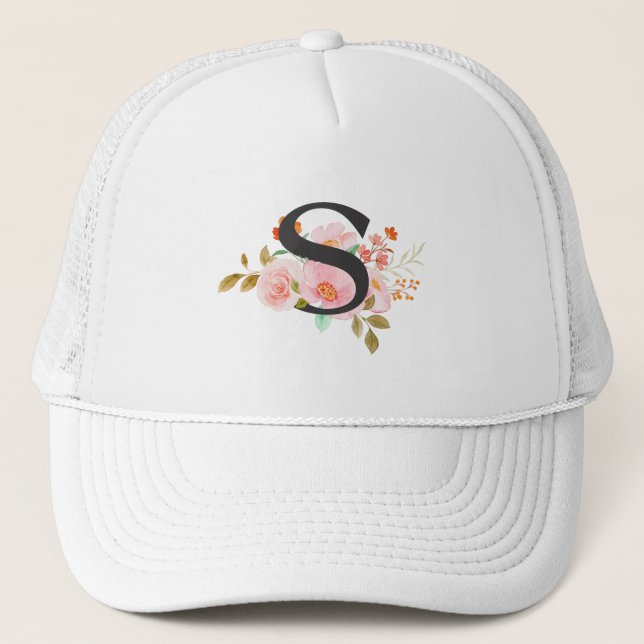 Letter S Trucker Hat (Front)