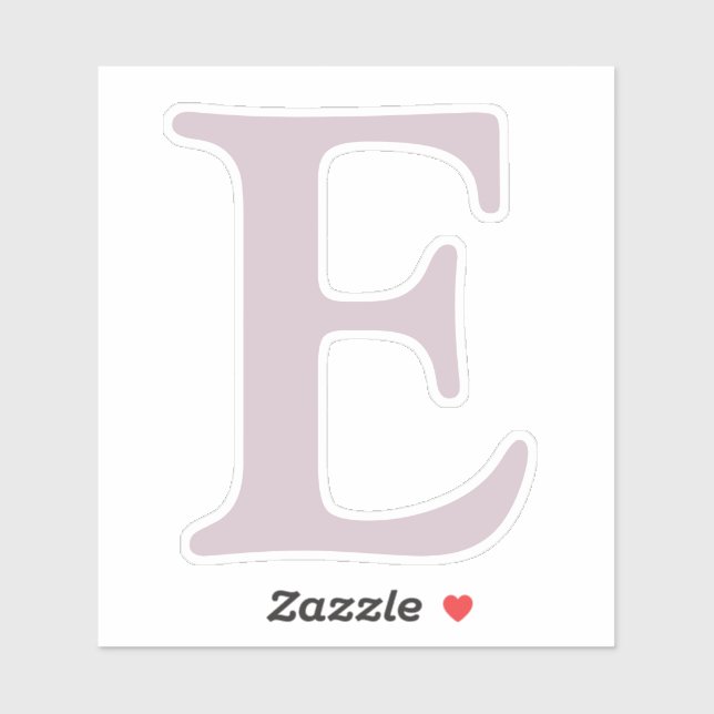 Letter Sticker (Sheet)