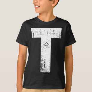 Letter T Family Chipmunk Group Matching Halloween  T-Shirt