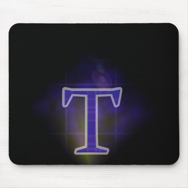 Letter T Mouse Pad (Front)