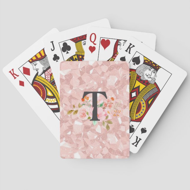 Letter T Playing Cards (Back)