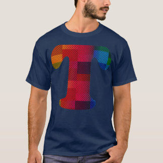 Letter t retro vintage T-Shirt