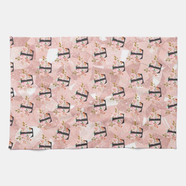 Letter T Tea Towel (Horizontal)