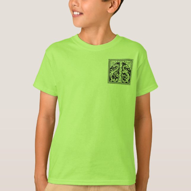 Letter T with Dragons Shirt (Front)