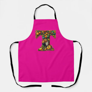 Letter Thanksgiving turkey style  Apron