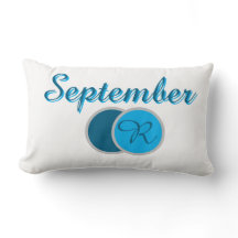 Letter Throw Pillow