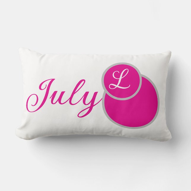 Letter Throw Pillow (Front)