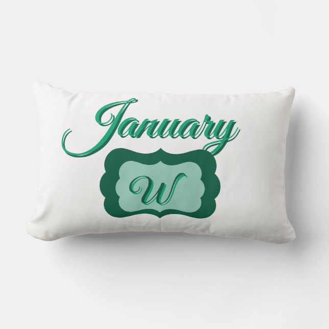 Letter Throw Pillow (Front)