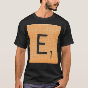 Letter Tile 'E' T-Shirt