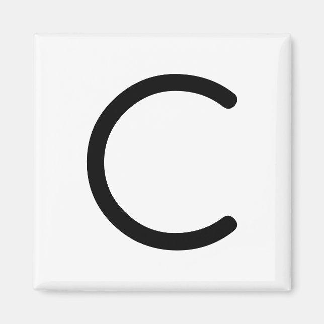 Letter Title “c” Magnet (Front)