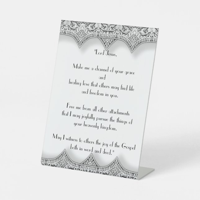 Letter to Jesus Pedestal Sign (Front)