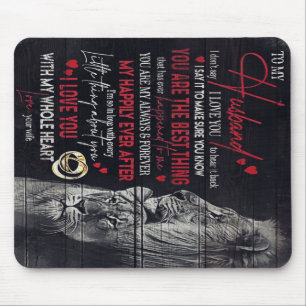 Letter To My Husband, Cute Family Gift Mouse Pad