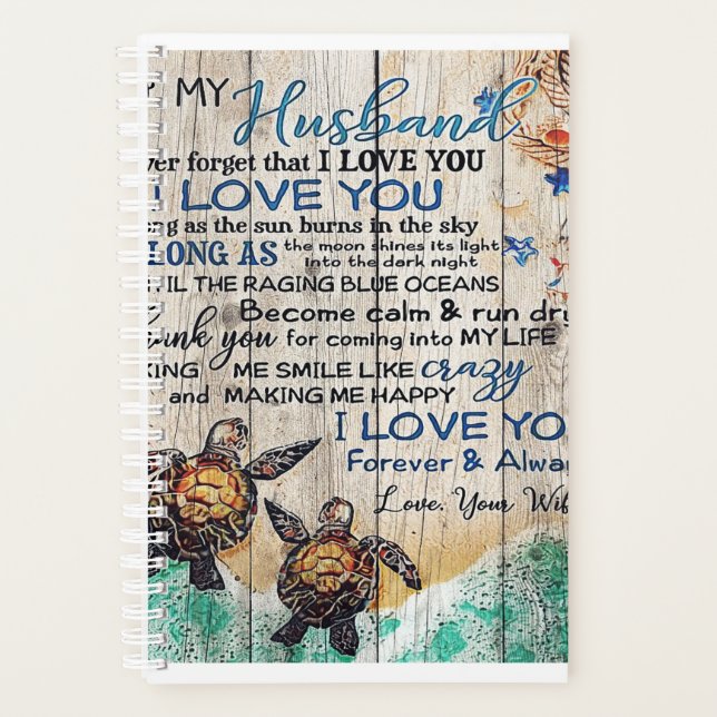 Letter To My Husband | Family Decoration | Planner (Front)
