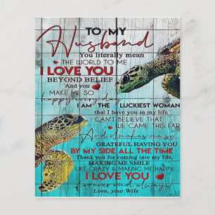 Letter To My Husband, Love Quotes Letter Flyer