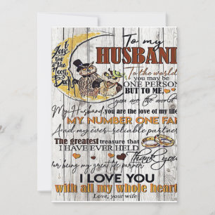 Letter To My Husband, Love Quotes Letter Holiday Card