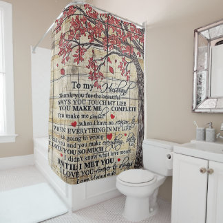 Letter To My Husband , New Home Gift Shower Curtain