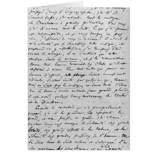 Letter to Richard Wagner  17th February 1860 (Front)