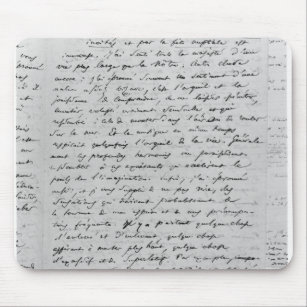 Letter to Richard Wagner  17th February 1860 Mouse Pad