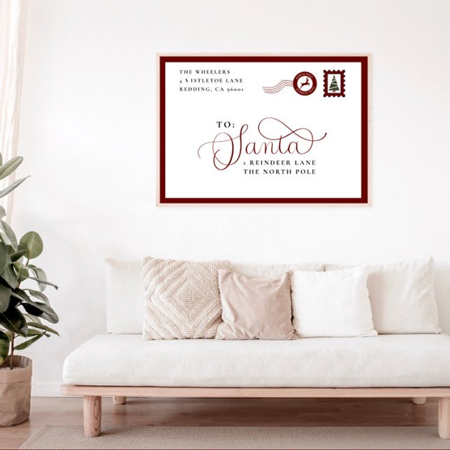 Letter To Santa Family Christmas Holiday Poster (Creator Uploaded)