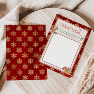 Letter to Santa template. Draw a picture template