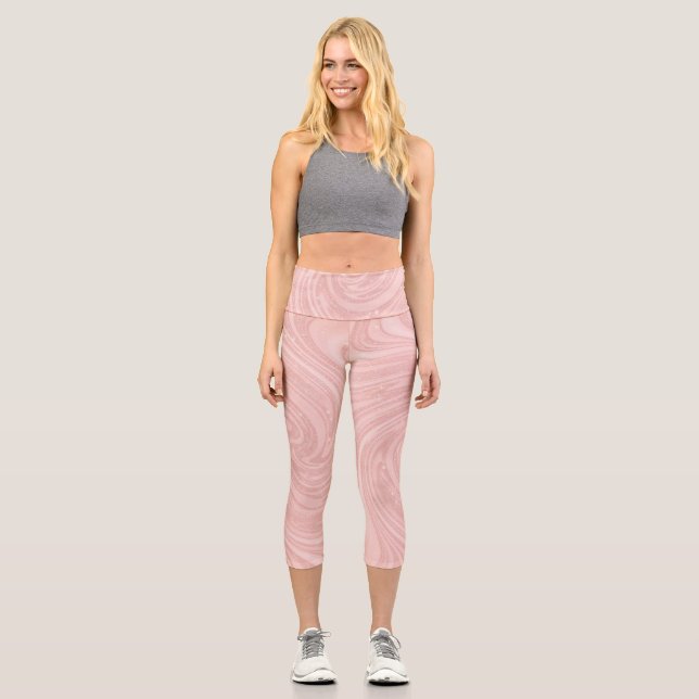 Letter U Capri Leggings (Front)