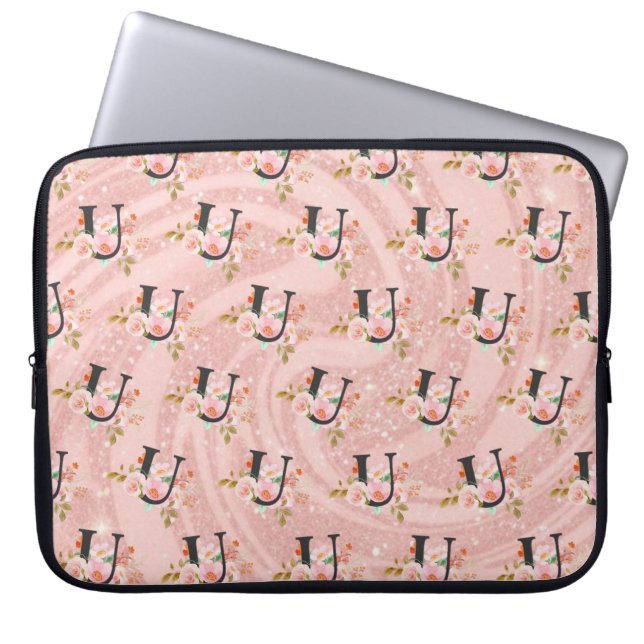 Letter U Laptop Sleeve (Front)