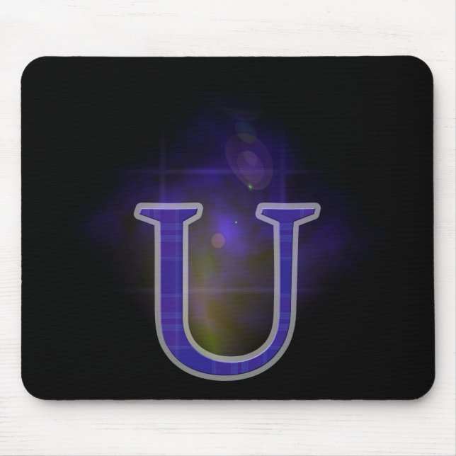 Letter U Mouse Pad (Front)