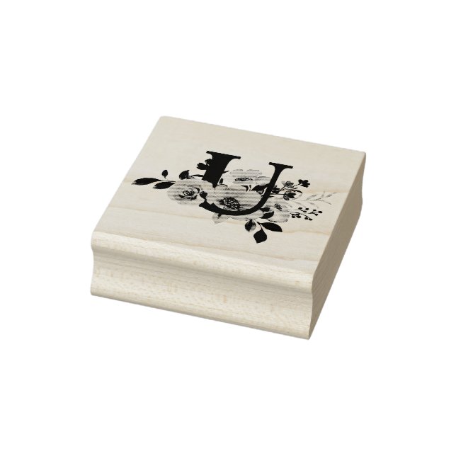 Letter U Rubber Stamp (Stamp)