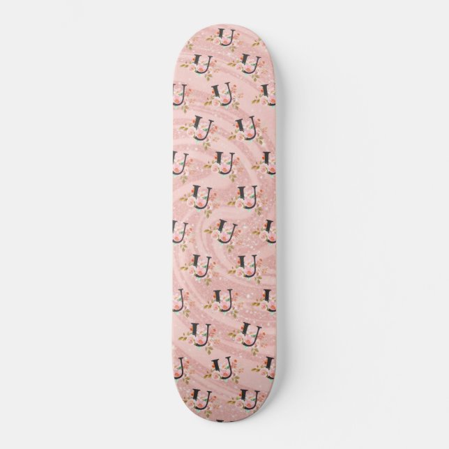 Letter U Skateboard (Front)