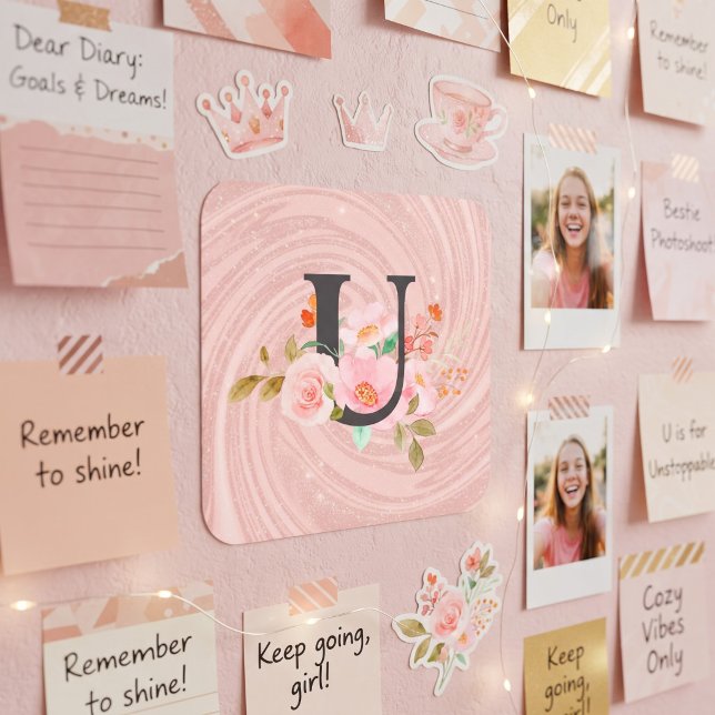 Letter U Square Sticker (Creator Uploaded)