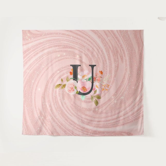 Letter U Tapestry (Front (Horizontal))