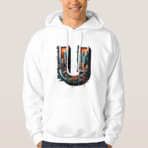 Letter U: Uniquely Urban, Unstoppable Style Hoodie
