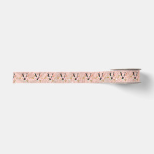 Letter V Grosgrain Ribbon