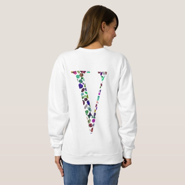 Letter V Monogram Sweatshirt (Back Full)