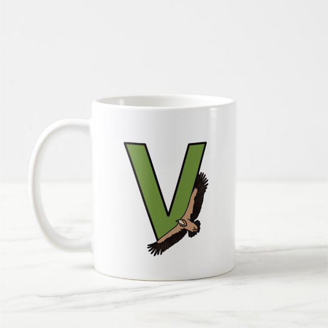 Letter V mug (Left)