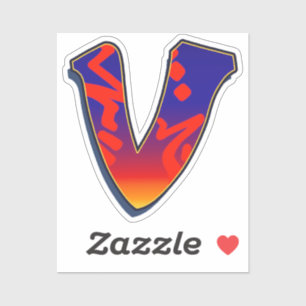 Letter V - Night Sky