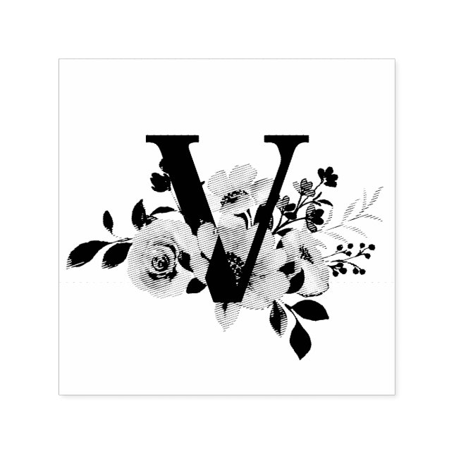 Letter V Self-inking Stamp (Design)