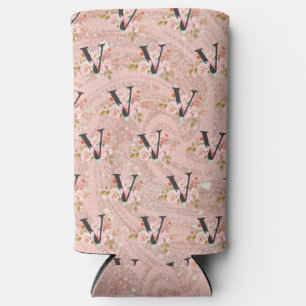 Letter V Seltzer Can Cooler