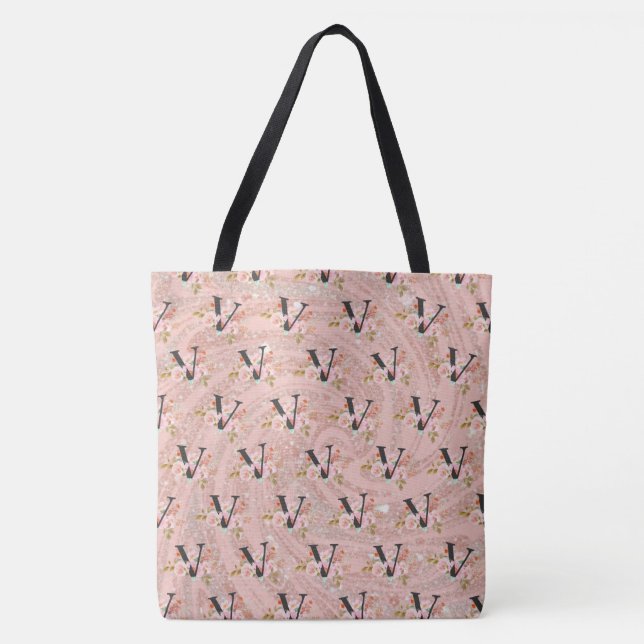 Letter V Tote Bag (Front)