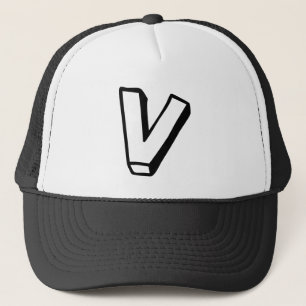 Letter V Trucker Hat