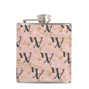 Letter W Hip Flask