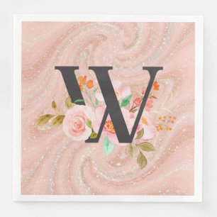 Letter W Napkin
