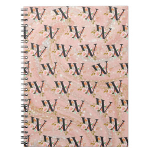 Letter W Notebook