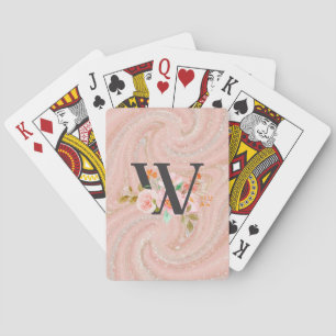 Letter W Playing Cards
