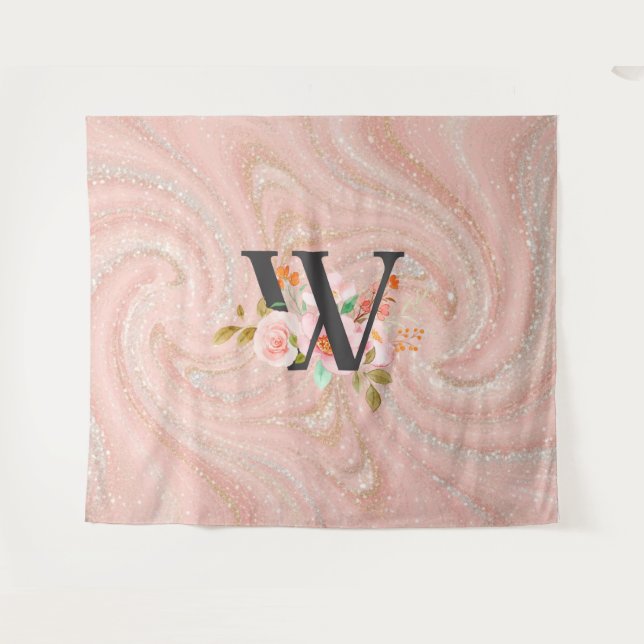 Letter W Tapestry (Front (Horizontal))