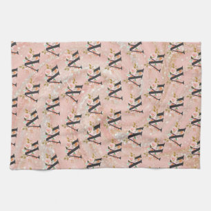 Letter W Tea Towel