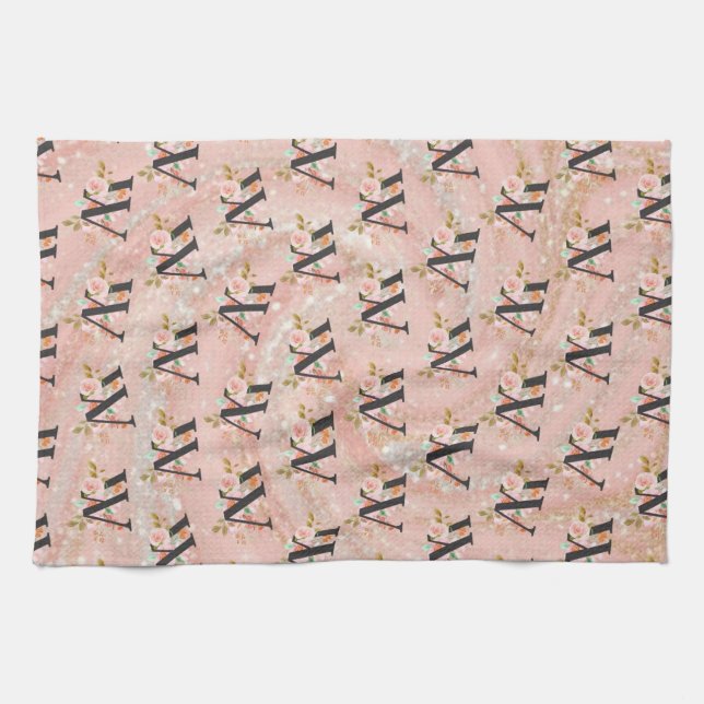 Letter W Tea Towel (Horizontal)