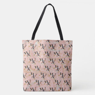 Letter W Tote Bag