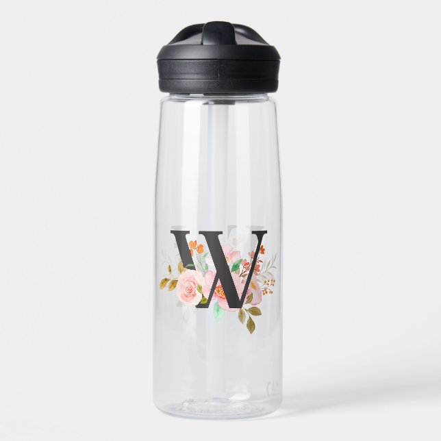 Letter W Water Bottle (Front)